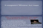 Computer Misuse Act Proje