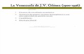 La Venezuela de J.V. Gómez (1900-1936)