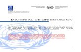Material de Orientación - PoA Spanish
