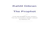 Kahlil Jibran The Prophet