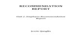 Jessie Quaglia_Recommendation Report