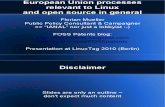 LinuxTag 2010 EU Processes Presentation
