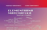 Elementarna Matematika - Mehmed Zehra Nurkanović - skraćeni pregled