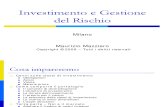 Abstract - Investimento e Gestione Del Rischio