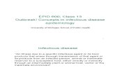 Epid 600 Class 13 Outbreaks