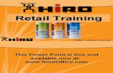 HIRO Retailing Webinar