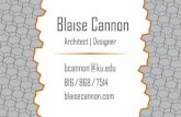 Blaise Cannon - card