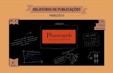 Relatório de publicações - Pharmapele