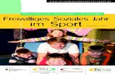 FSJ im Sport - Infosammlung für Einsatzstellen und Freiwillige
