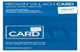 Region Villach CARD Programmbroschüre