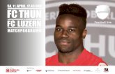 Matchprogramm Thun-Luzern