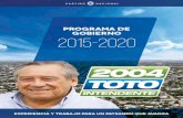 Bertil Bentos Intendente. Programa de Gobierno 2015-2020, Paysandú, Uruguay.