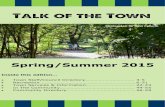 Spring/Summer 2015 Talk of the Town