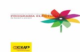 Programa electoral de la CUP de Tarragona 2015