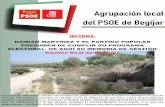 Boletín PSOE Begíjar
