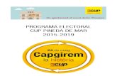Programa electoral CUP Pineda de Mar
