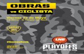 Guía de prensa Obras Basket vs. Ciclista - Playoffs - Juego 2 (22-5-2015)