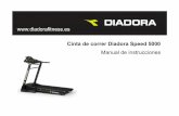 Manual cinta correr Diadora Speed 500