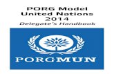 PORGMUN Delegate's Handbook 2014