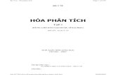 Hóa phân tích (Tập 1) - PGS.TS. Võ Thị Bạch Huệ (chủ biên)