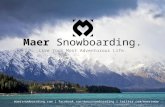 Maer snowboarding 2015