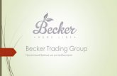 Презентация бренда Becker