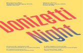 Donizetti night - Il Programma