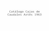 Catálogo cajas de caudales artés 1963