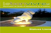Lebonvivre.fr | Catalogue Statues Lions 2015