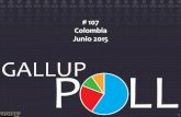 Encuesta Gallup Colombia Junio 2015