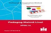 Pedagog Malmö Live 2015 #PML15