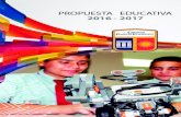 PROPUESTA EDUCATIVA  2016 - 2017