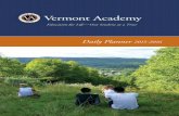 Vermont Academy Planner 2015