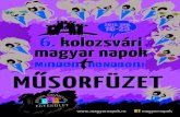 Műsorfüzet - 6. Kolozsvári Magyar Napok