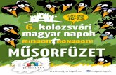 Műsorfüzet - . Kolozsvári Magyar Napok