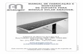 Manual de fabricação de suporte para módulo solar