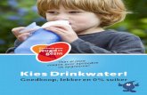 Kies drinkwater! Goedkoop, lekker en 0% suiker
