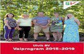 Ulvik SV valprogram 2015-2019