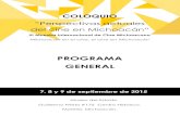 Programa General Coloquio "Perspectivas actuales del cine en Michoacán"
