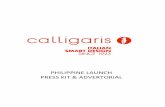 CALLIGARIS - Phil. launch press kit and advertorial
