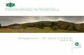 Rapport d'activités 2014 - Réserve Naturelle Nationale Frankenthal-Missheimle