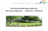 2015-2016 Schoolafspraken SFR