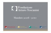Bilancio Sociale 2006-2010 - Fondazione Arturo Toscanini