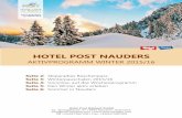 Winter im Hotel Post