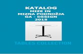 Katalog mize in mizna podnozja ga design 2015