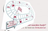 Brochure federale ombudsman noorden kwijt nl