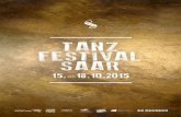 Programmheft Tanzfestival Saar 2015