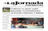 La Jornada Zacatecas, domingo 11 de octubre de 2015