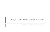 Import Export Document Software India | Business Automation Tool