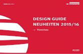 Zoom Design Guide Neuheiten 2015/2016